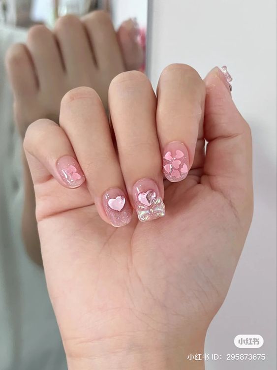 ลายเล็บเจลวาเลนไทน์10