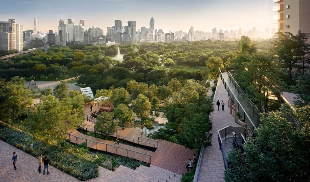 สวนลอยฟ้า Central Park สีลม